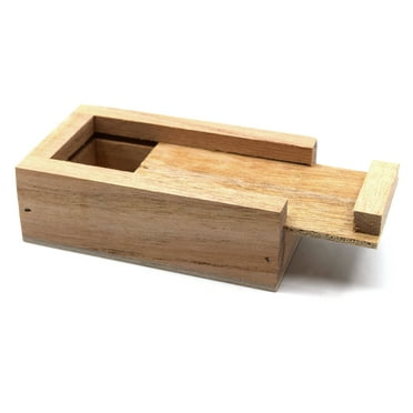 Wooden Box for 2" (50 mm) Bar Magnets, with sliding top - Eisco Labs