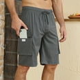 thumbnail image 5 of Men's Swim Trunks Mowujeit Quick Dry Beach Swim Shorts for Men with Mesh Lining for Surf Grey S-4XL, 5 of 8