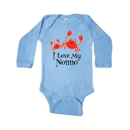 

Inktastic I Love My Nonno Gift Baby Boy or Baby Girl Long Sleeve Bodysuit