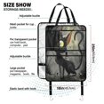 thumbnail image 3 of WOBOGO Funny Black Cat Backseat Car Organizer Footed Universal Car with Touch Screen Tablet Holder Rear Seat Protector, 3 of 7