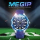 thumbnail image 4 of Reloj de cuarzo Exquisito Reloj de pulsera Hora Calendario Pantalla Cronómetro MEGIR Mirar, 4 of 6