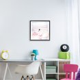 thumbnail image 3 of Stupell Industries Contemporary Be Kind Pastel Swan Black Floating Frame Canvas Art, 18 x 18, by Kim Allen, 3 of 8