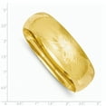 thumbnail image 2 of 14K Yellow Gold 13/16 Florentine Engraved Hinged Bangle Bracelet, 2 of 5