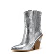 thumbnail image 1 of Botas vaqueras cálidas de tacón alto para mujer, 1 of 5