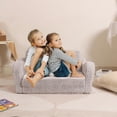 thumbnail image 4 of Silla infantil MOMCAYWEX extra ancha 2 en 1 Soft Sherpa Grey, 4 of 8