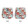 thumbnail image 5 of Picia Warm Christmas Memories Pattern Women's 2 in 1 Athletic Running Shorts High Waisted Workout Casual Gym Sweat Shorts with Comfy Liner Zipper Pockets-Large, 5 of 9