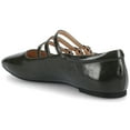 thumbnail image 5 of Journee Womens Darlin Multi Strap Square Toe Dress Flats, Widths Available, 5 of 9