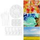thumbnail image 3 of Paleta Juego De Paleta De Raspadores De Pintura De Plástico De 8 Piezas Fácil Limpieza Reutilizable Para Dibujar Kit De Acuarela, 3 of 7