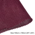 thumbnail image 2 of Unique Bargains Speaker Mesh Grill Stereo Box Fabric Dustproof 100cm x 160cm/ 40" x 63" Burgundy, 2 of 4