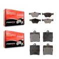 thumbnail image 1 of Positive Plus Front Rear Semi-Metallic Brake Pads Kit for Car Chrysler Crossfire Mercedes-Benz SLK320 KPF-100387, 1 of 8