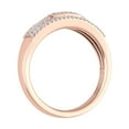 thumbnail image 2 of 1/4 Carat Diamond Wedding Band Ring in 10K Rose Gold (Ring Size 11) (I1-I2 Clarity), 2 of 6