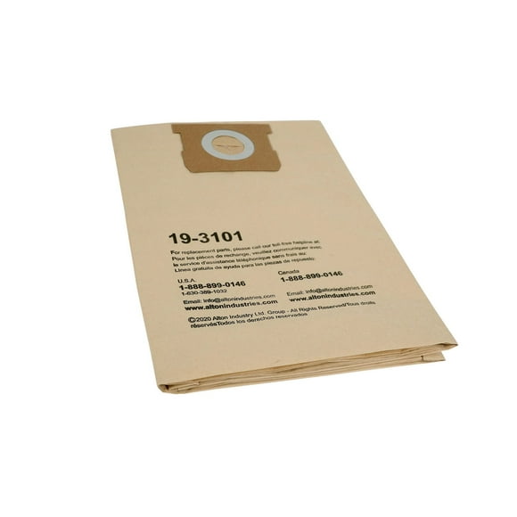 ST19-3101 Stealth Disposable Filter Bag for Wet Dry Vacuums, 3-Pack Compatible with all 9-14 gallon Vacuums