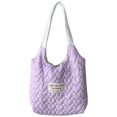 thumbnail image 1 of Bolso Acolchado Con Forma Corazón para Mujer Comestibles Color Diaria para Niñas (púrpura), 1 of 8