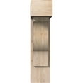 thumbnail image 2 of Ekena Millwork 7 1/2"W x 22"D x 30"H Funston Block Smooth Bracket w/ Offset Brace, Douglas Fir, 2 of 25