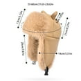 thumbnail image 3 of FhsagQ Hats Winter Hats for Men Cold Weather Solid Color Headscarf Middle Dubai Turkey Solid Color Headscarf Winter Hats for Men Cold Weather Set Winter Hats for Men Cold Weather Wool Khaki One Size, 3 of 8