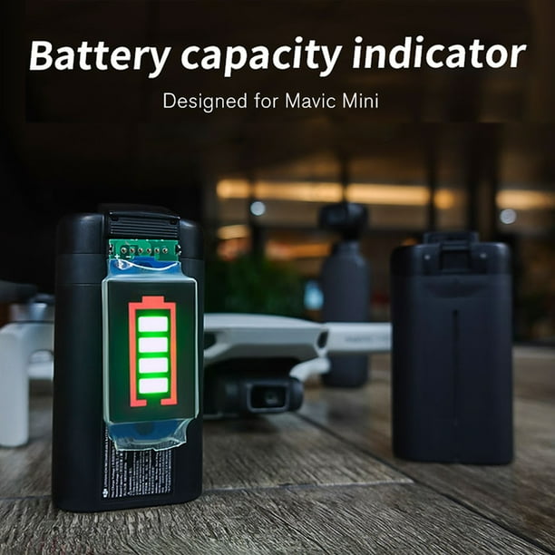 Compatible With Mavic Mini Drone Battery Capacity Indicator Battery Level Display Battery 4 Level Led Power Display Walmart Com Walmart Com