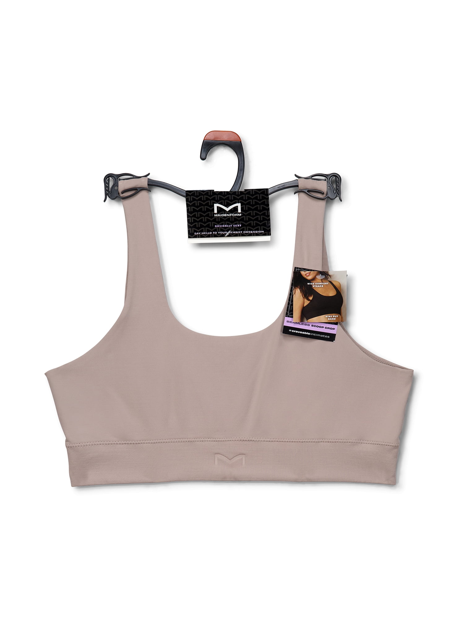 Maidenform Women's Seamless Scoop Crop Bralette, Style MBW107