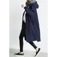 thumbnail image 1 of Women's Long Trench Coat, Oversized Fit, Available in Multiple Colors, Sizes S-5XL, 1 of 10