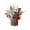 Red, variant on NSESSHome Holiday Small Christmas Tree, Artificial Mini Tabletop Christmas Tree Decorations Include Apple Berry Pinecone, for Home Party Thankgivings Christmas Decor, Indoor 10.62 Inch