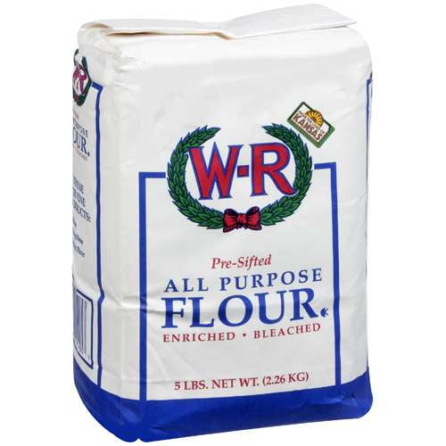 W-R: Flour All Purpose Enriched Bleached Pre-Sifted Baking Supply, 5 Lb
