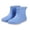 Sky Blue, variant on Xfvqtps Womens Ankle Rain Boots Waterproof Slip Resistant Solid Color Thick Sole Casual Outdoor Garden Work Boots