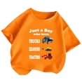 thumbnail image 1 of WEAIXIMIUNG T-Shirts Garçons Taille 5 Petit Garçon et Petite Fille Motif Mode T-Shirt à Col Rond Manches Courtes pour Enfants Chemise Décontractée Extérieure, 1 of 3