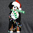 thumbnail image 3 of CafePress - Christmas Bernese Mt Holiday Dog T Shirt - Mens Tri-blend T-Shirt, 3 of 4