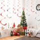 thumbnail image 1 of Cinta de flores con diseño de espiral colgante de PVC para decoración de bodas, cumpleaños y fiestas navideñas, 1 of 1