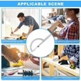 thumbnail image 5 of Goniometer, 1 Item Protractor, Angle Protractor, Made of Stainless Steel, Durable, Portable, Smooth Surface, Suitable for DIY Production, Woodworking, 5 of 5