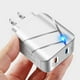 thumbnail image 2 of Cargador de teléfono móvil de carga rápida multipuerto doble USB QC3.0 + 2.1A Cabezal de carga rápida de doble puerto Carga de viaje, 2 of 2