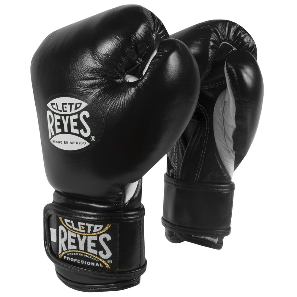 Cleto Reyes Youth Hook And Loop Boxing Gloves Black