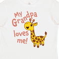 thumbnail image 4 of Inktastic My Grandpa Loves me- cute giraffe Boys or Girls Toddler T-Shirt, 4 of 5