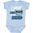 thumbnail image 3 of Inktastic I Have the Best Mom in the World with Speech Bubble Boys Baby Bodysuit, 3 of 5