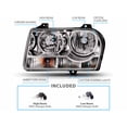 thumbnail image 4 of APA Replacement Head Light for 2005 2007 Chrysler 300 2.7L 3.5L Engine Halogen Type without Delay Option PAIR Passenger Right and Driver Left Side CH2519111 CH2518111, 4 of 7