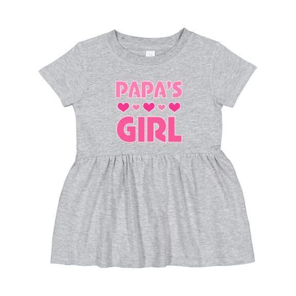 Inktastic Papas Girl Granddaughter Girls Baby Dress