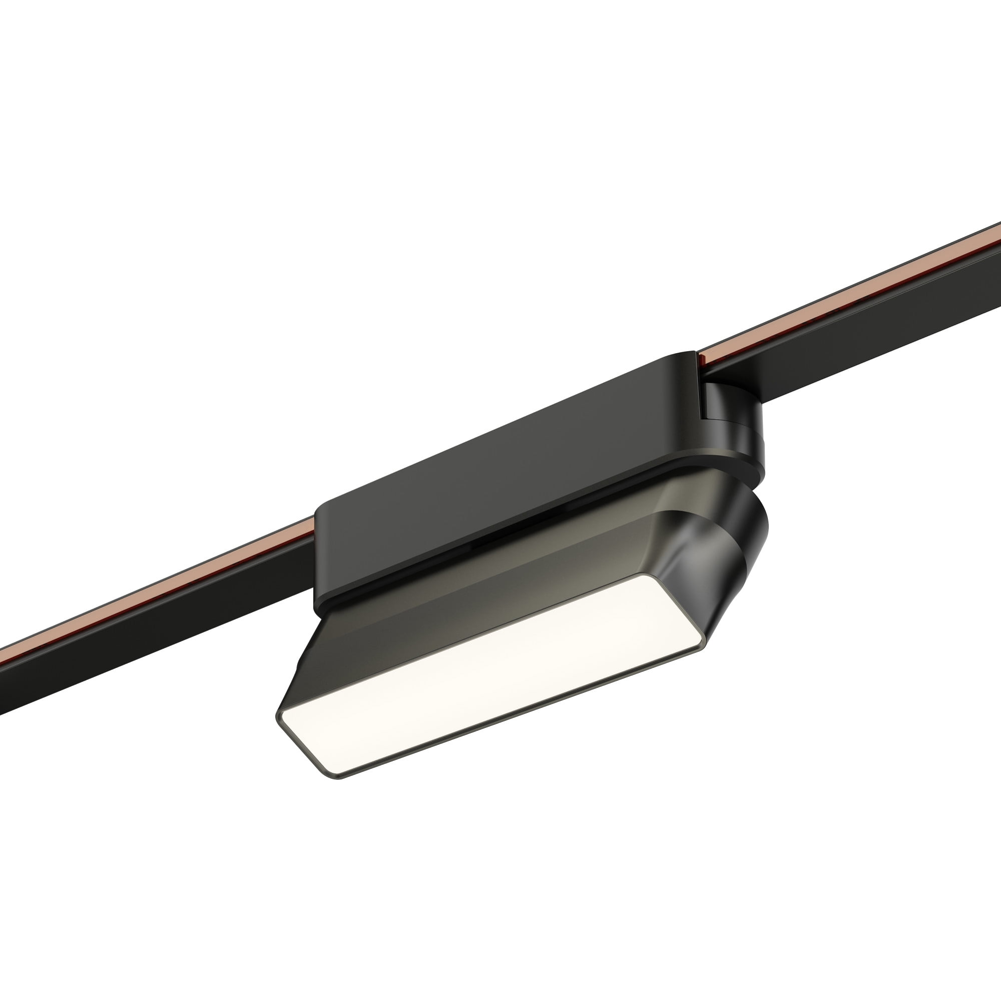 ET2 Lighting - Continuum - 6W 1 LED Gimbal Flat Track Light-2.25 Inches Tall and