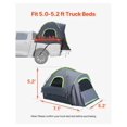thumbnail image 3 of Pickup Truck Tent 5-5.2ft Bed, Waterproof Camping Tent for 2-3 Person, PU2000mm Double Layer Truck Bed Tent with Windows & Storage Bag, 3 of 9