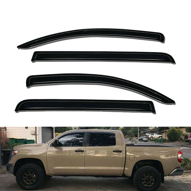 Smoke Side Window Vent Visors Deflectors Rain Guard Shade for 2014