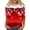 Red#80807BB, variant on Garbnen 3/4 Length Sleeve Christmas Shirts for Women Santa Claus Prints Graphic Oversized Tshirts for Women Crew Neck Xmas Holiday Fall Winter S-5xl Plus Size Tunics or Tops To Wear with Leggings