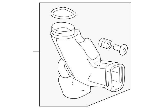 Genuine OE Honda Air Inlet Tube - 17253-5A2-A00