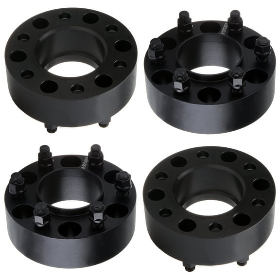 ECCPP 4pcs 6 Lug 50mm Wheel Spacers hubcentric 2" 6x135 to 6x135 87mm 14x2.0 Fits for 2003-2014 for Navigator for Expedition for F-150 with 14x2 Studs