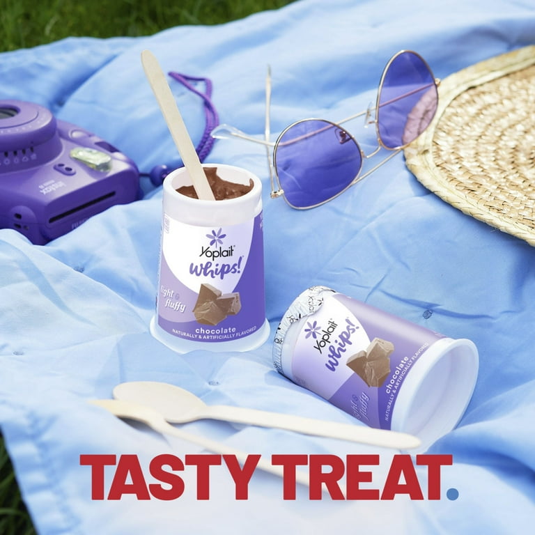 Yoplait Yogurt Mousse, Chocolate Flavored, Light and Fluffy, 4 OZ