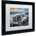 thumbnail image 2 of Trademark Fine Art 'Queen's Bath Kauai' Canvas Art by Pierre Leclerc, White Matte, Black Frame, 2 of 4