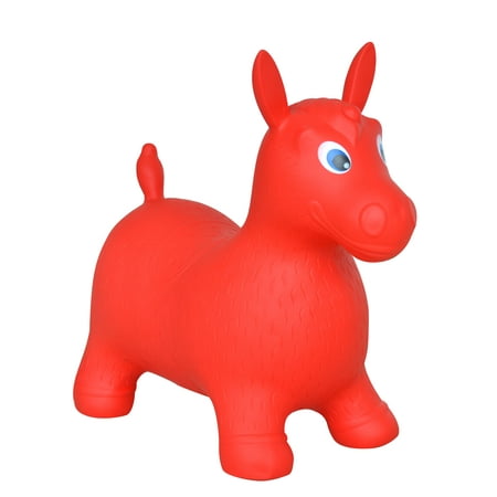 Bounce Buddies Red Bounce Horse Ride-On