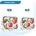 thumbnail image 4 of FORMRS 15-15.6 inch Laptop Sleeve Case Soft Carrying Quilted Computer Bag Cover, Apple Pattern, 4 of 7