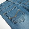 thumbnail image 5 of KIDSCOOL SPACE Baby Girls Boys Jeans,Elastic Band Inside Ripped Straight Fit Stretchy Denim Pants,6-7 Years, 5 of 6