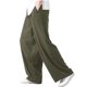 thumbnail image 2 of Pantalones largos para hombre, lisos, informales, con múltiples bolsillos y botones, para exteriores, rectos, para fitness, cargo, poliéster, 2 of 5