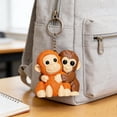 thumbnail image 3 of WKSCLPAI Punch Monkey Keychain, Cute 3D Printed Punch Orangutan Ornaments, Trending Cuddle Companion Key Chain for keys, Bags, Backpacks, Gift for Punch Lovers, 3 of 8