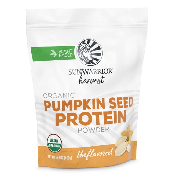 Organic Pumpkin Seed Protein Powder Cold Pressed, Simple Single-Ingredient Superfood Plant-Based, Easy to Digest All 9 Essential Amino Acids Mild Flavor for Smoothies, Baking & 20g Protein 15 Serving
