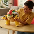 thumbnail image 4 of Super Mario Bowser Deluxe 12-Inch Interactive Action Figure with Fire Light Effect, Sound & Music, 13 Articulation Points, Battery Powered, 4 of 7